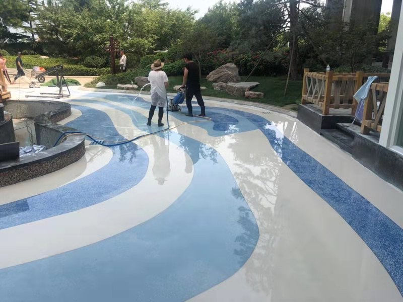 水泥基磨石地坪效果圖