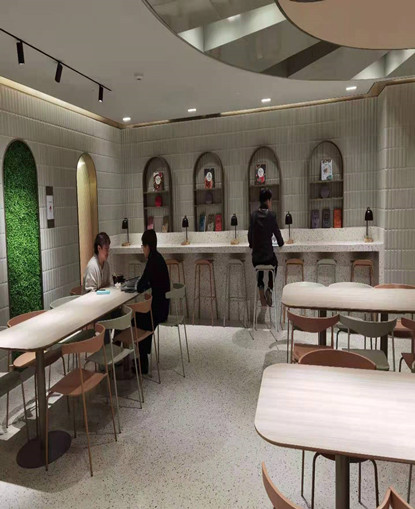 廣州環(huán)氧磨石地坪—餐廳案例圖片