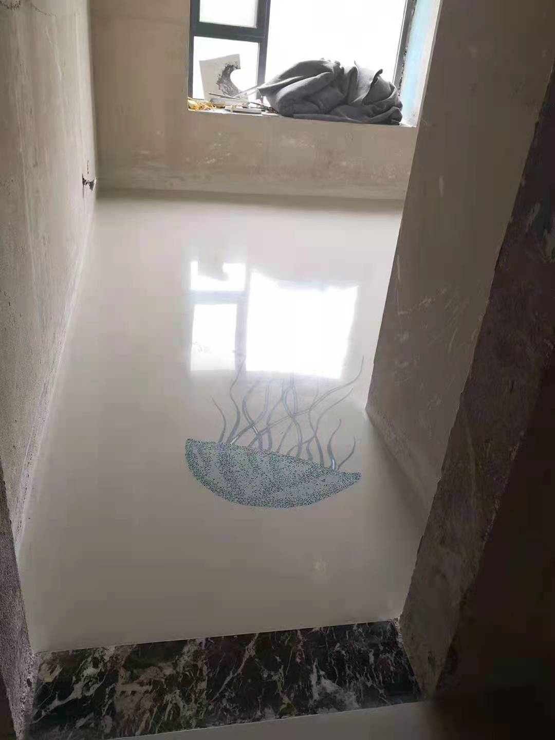 最漂亮的家庭大廳水磨石地面圖案